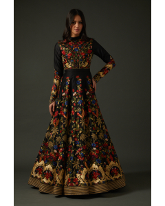 Embroidered Anarkali Set