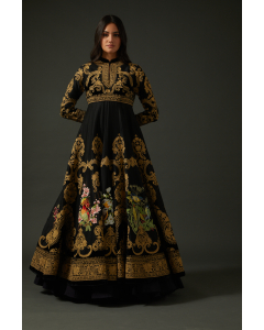 Embroidered Anarkali Set
