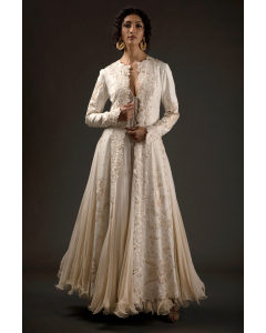 Embroidered Long Jacket