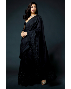 Embroidered Saree Set