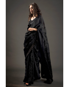 Embroidered Organza Saree