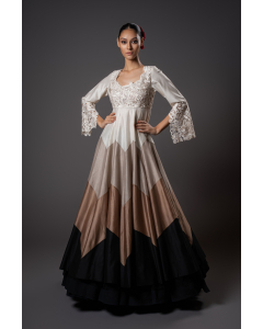 Cut Work Anarkali Set