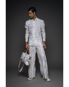 Printed Linen Shirt