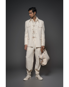 Khadi Long Jacket