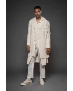 Khadi Long Jacket