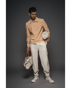 Beige Canvas Jacket