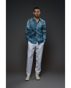 Printed Heavy Voil Shirt