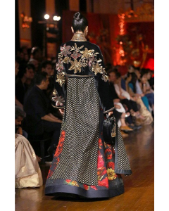Black Embroidered Anarkali