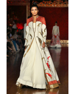 Ivory Floor Length Anarkali