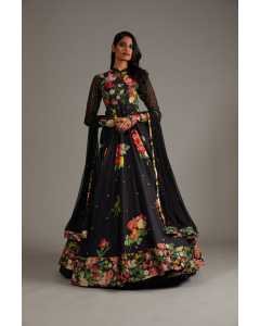 Floral Multicolour Anarkali Set